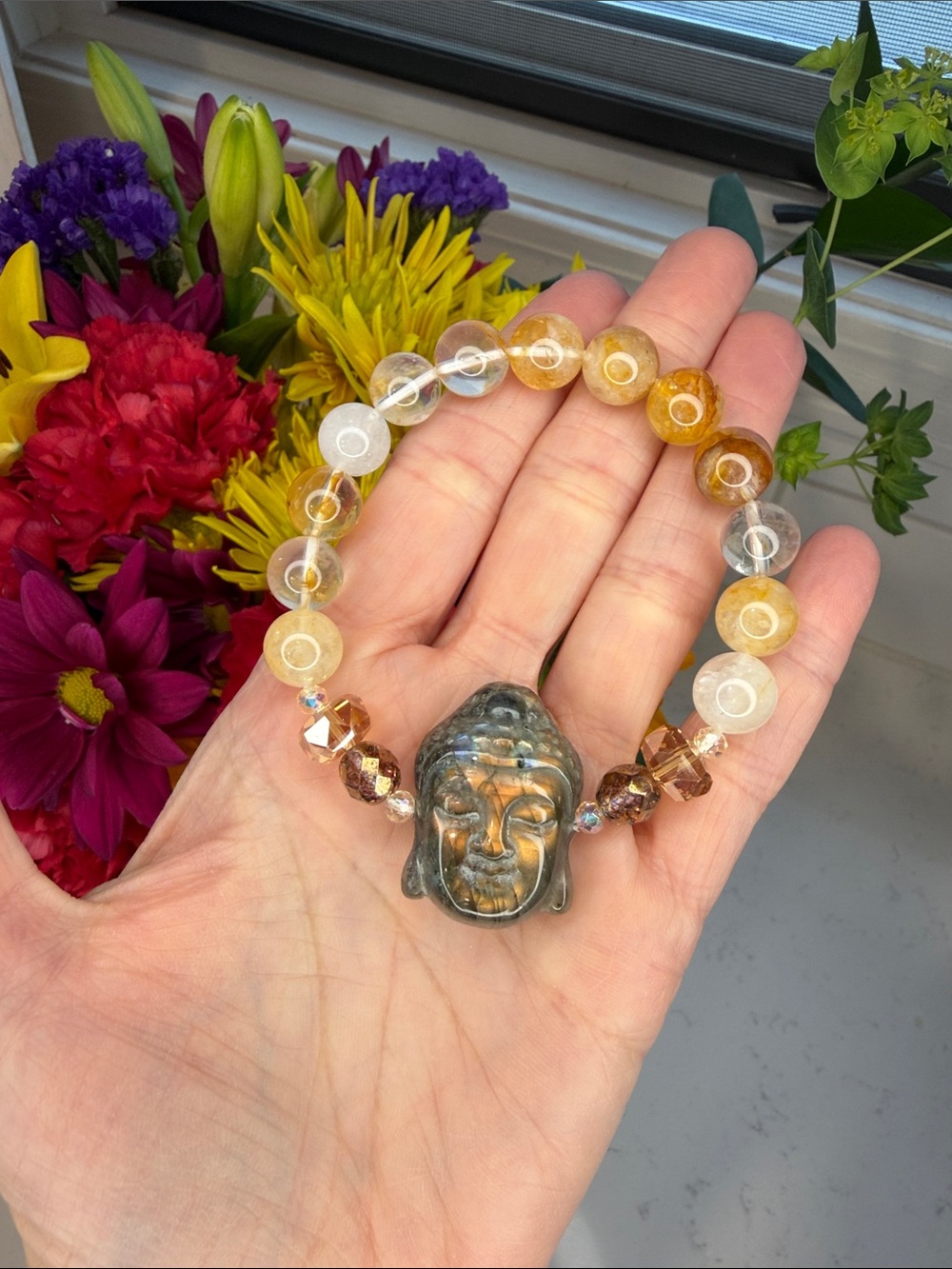 THE STILLNESS WITHIN • The Faraway No. 04 • Artisan Gemstone Bracelet: B1372